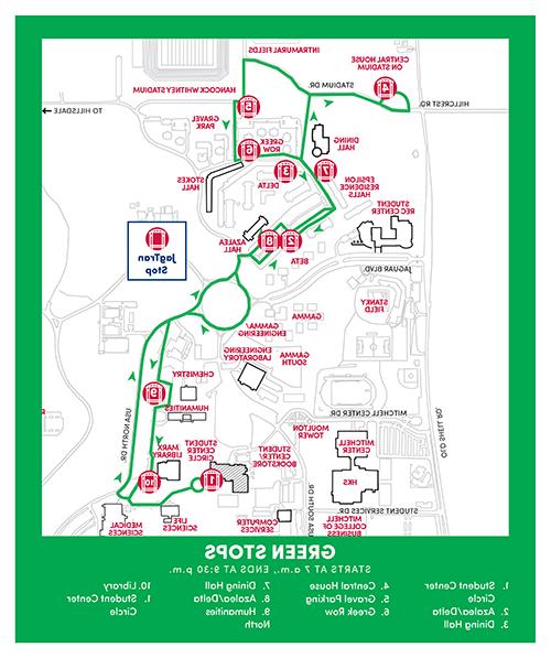 JagTran Green Stops linked to PDF version